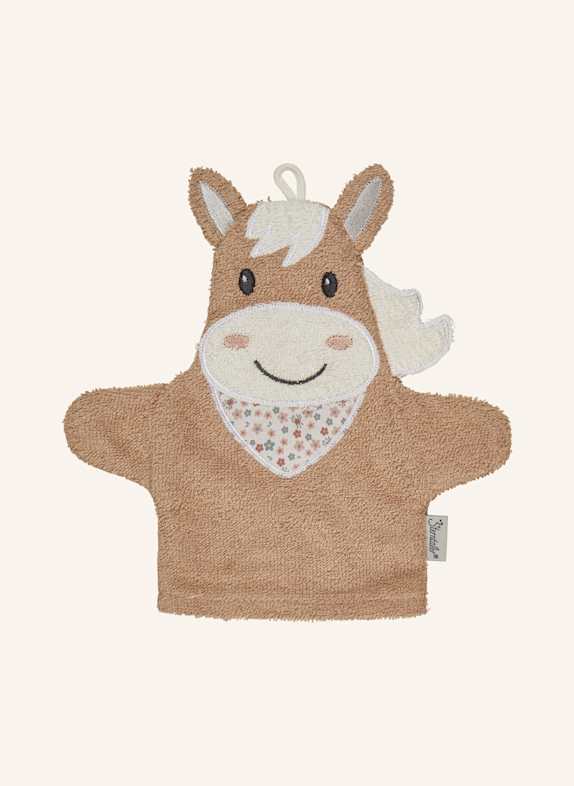 Sterntaler Waschhandschuh PFERD Sunny BEIGE