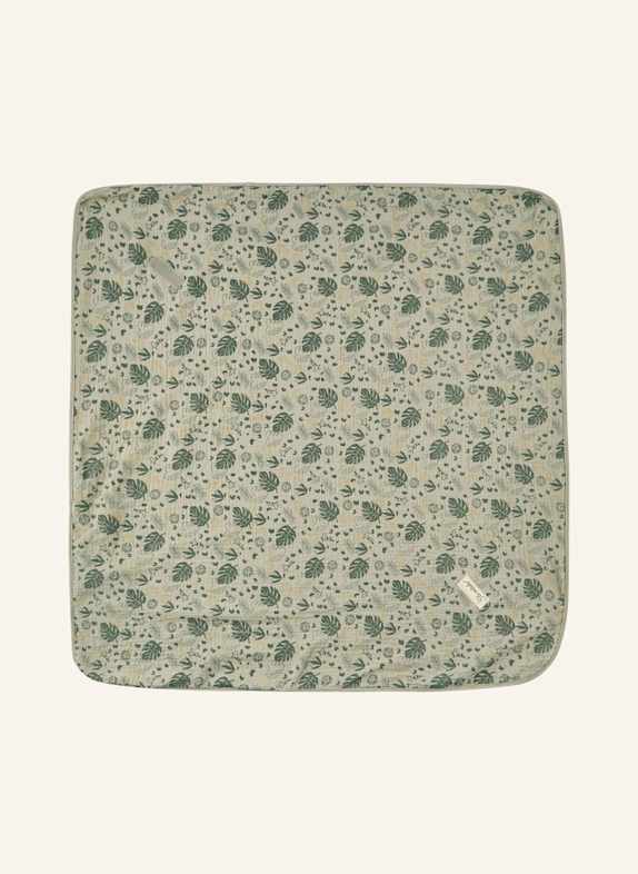 Sterntaler Babydecke mit Kapuze Safari GRAU