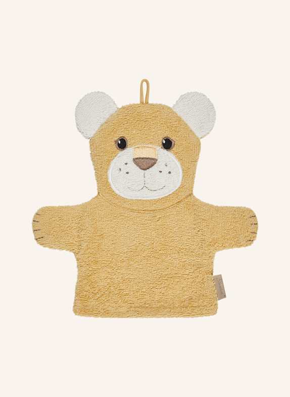 Sterntaler Waschhandschuh LÖWE Leo GELB