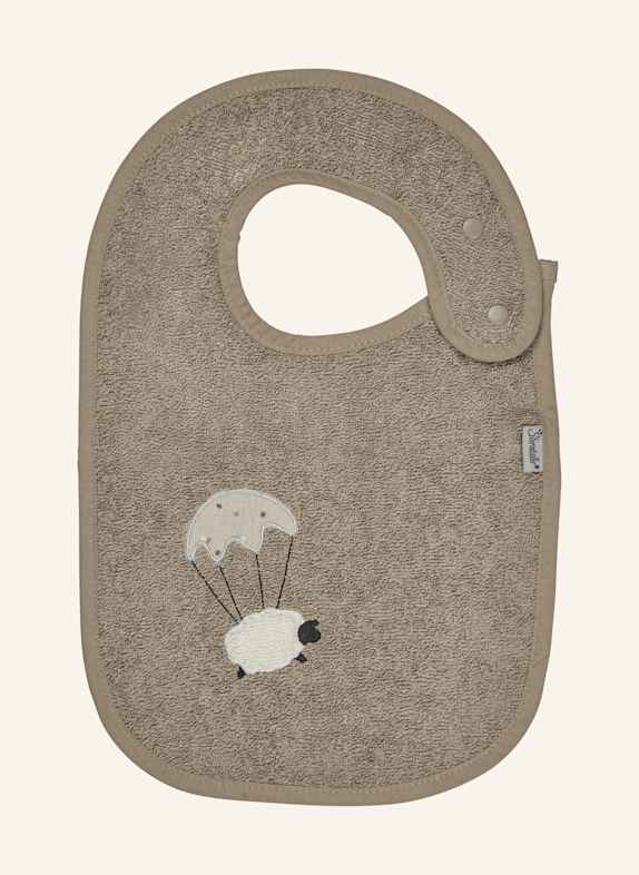 Sterntaler Lätzchen Druckknopf SCHAF Flocke BEIGE