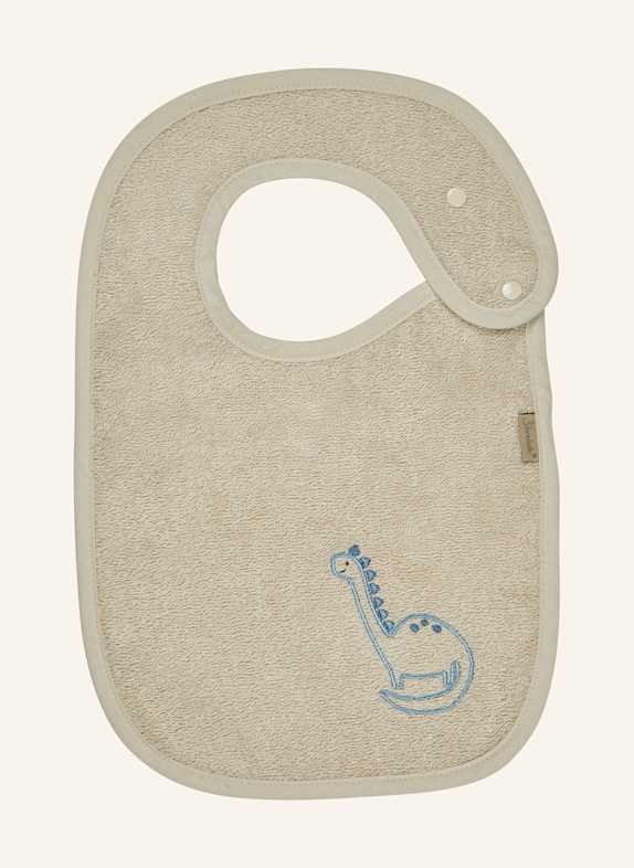 Sterntaler Lätzchen Druckknopf DINO Rexi BEIGE