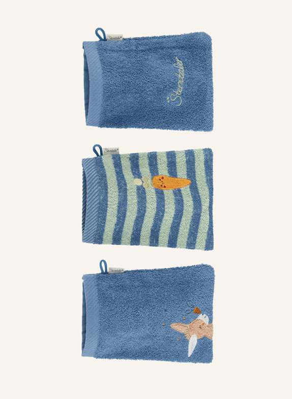 Sterntaler 2er-Pack Kinderhandtücher Emmilius BLAU