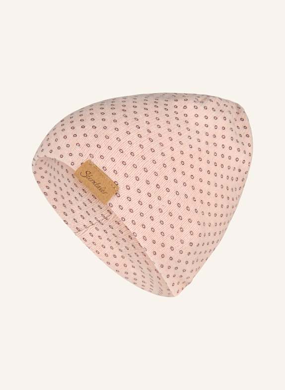 Sterntaler Beanie Kreise HELLROSA