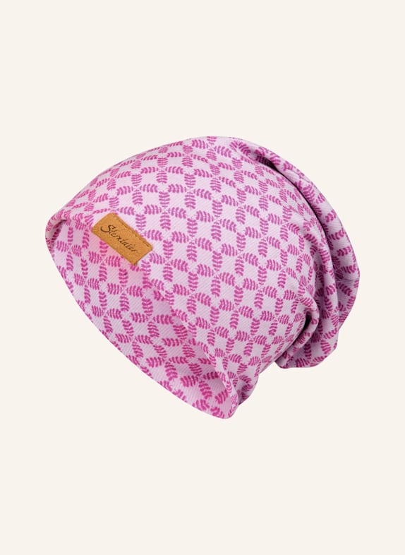 Sterntaler Beanie graphisch LILA