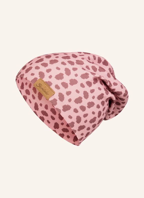 Sterntaler Beanie Animalprint ROSA