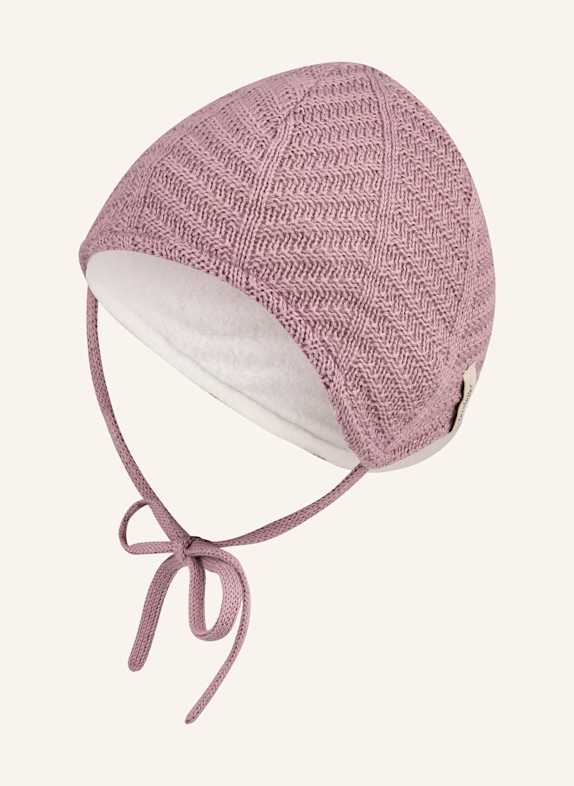 Sterntaler GOTS Strickmütze Struktur LILA