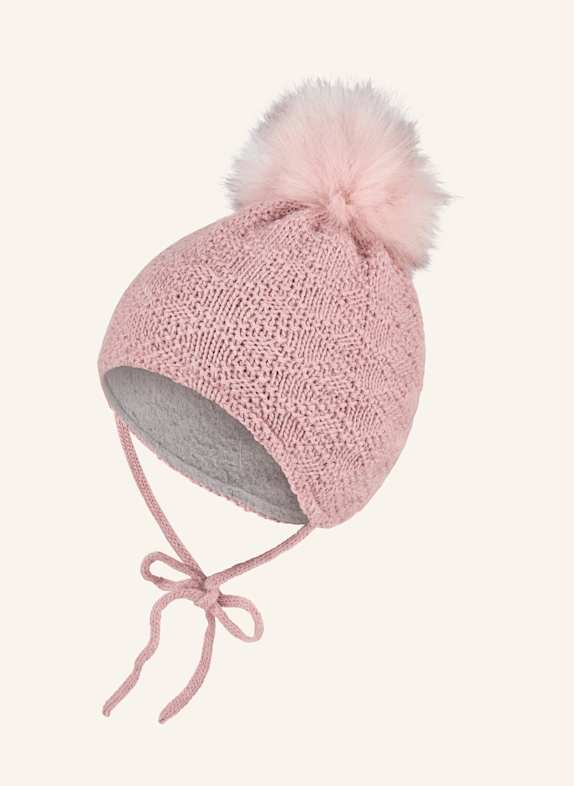 Sterntaler Strickmütze Struktur PINK