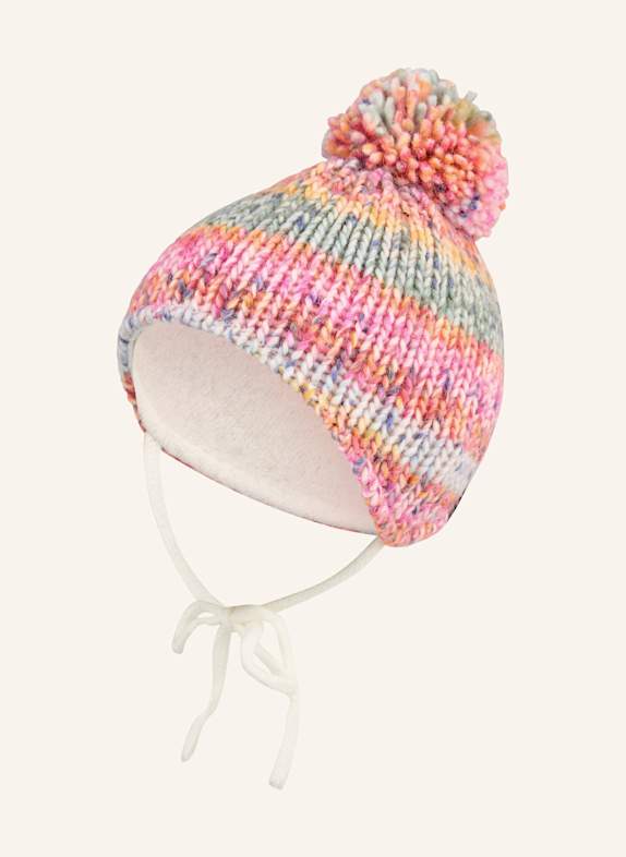 Sterntaler Bommelmütze Farbmix PINK