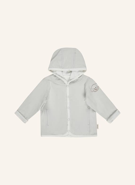 Sterntaler Baby Wendejacke Pfoten SILBER