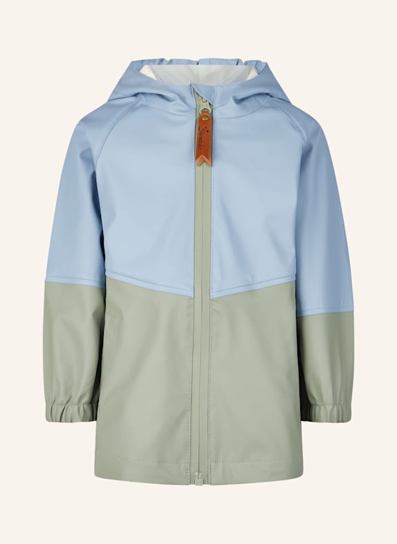 Sterntaler Regenjacke ungefüttert Farbmix GRÜN