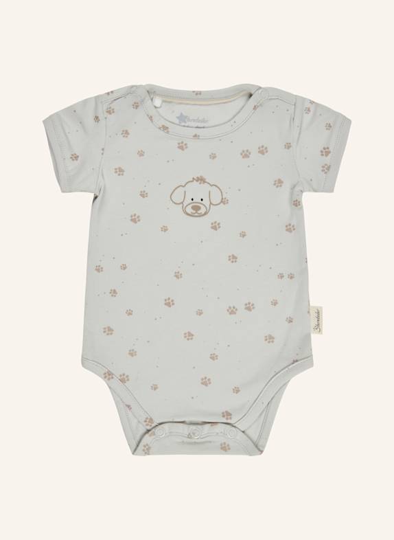 Sterntaler Kurzarm-Body Lucky SILBER