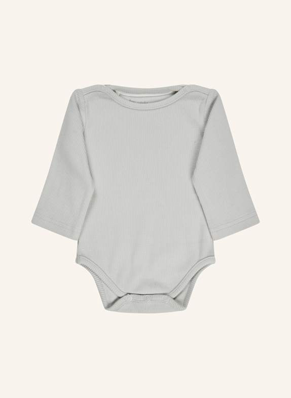 Sterntaler Langarm-Body Rippjersey SILBER