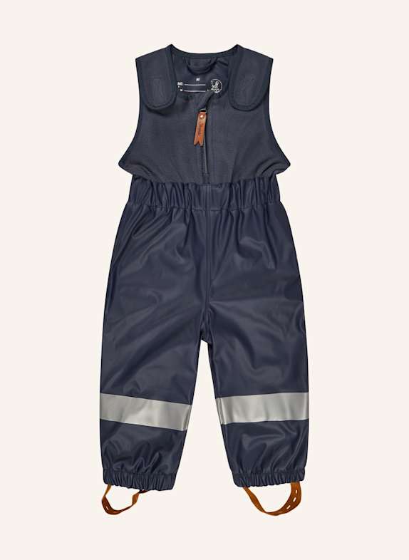 Sterntaler Regenhose gefüttert uni BLAU