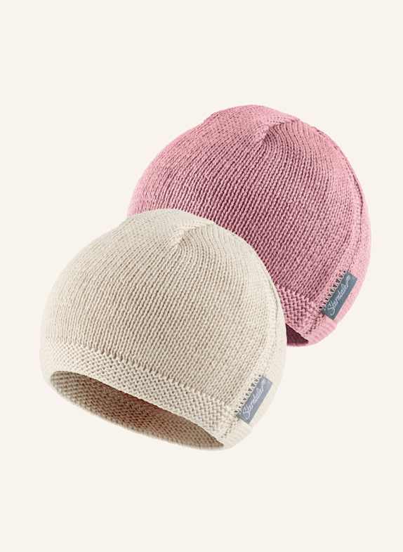 Sterntaler Multipack OCS Strickmütze aus Baumwolle (Bio) WEISS