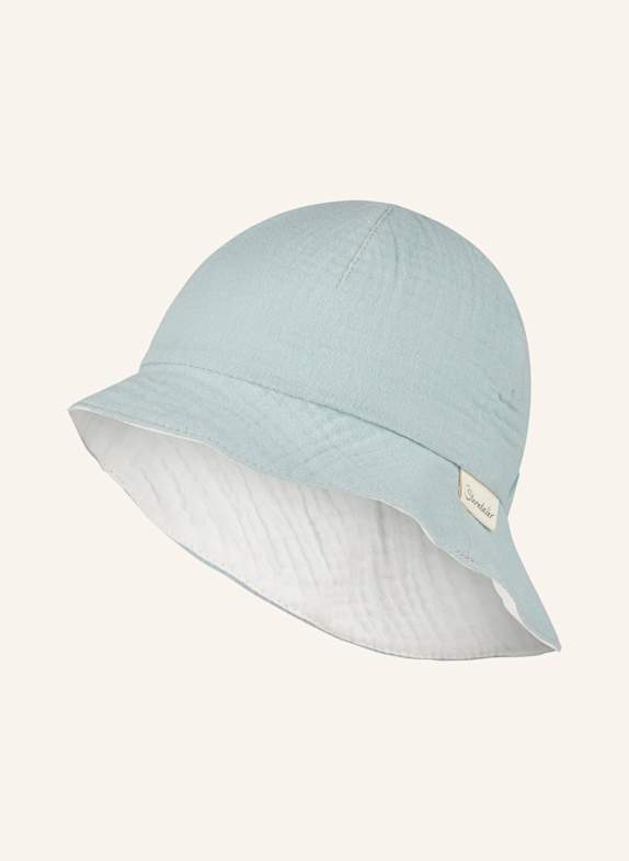 Sterntaler Wende-Sonnenhut uni TÜRKIS