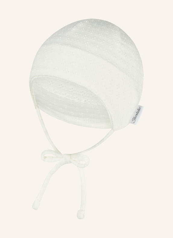 Sterntaler Beanie Struktur WEISS
