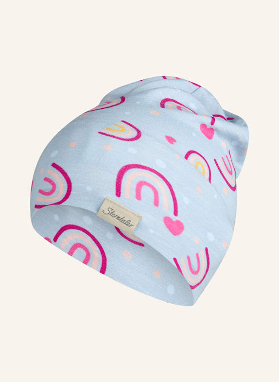 Sterntaler Beanie Regenbogen BLAU