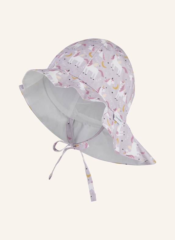 Sterntaler Sonnenhut Einhörner LILA