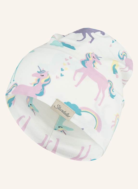 Sterntaler Beanie Einhorn WEISS