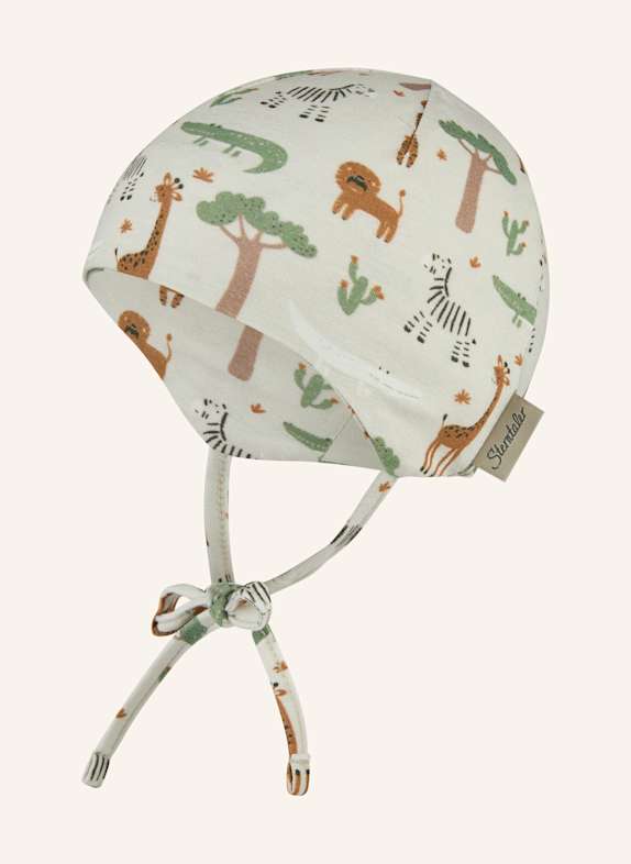 Sterntaler Beanie Safaritiere SILBER