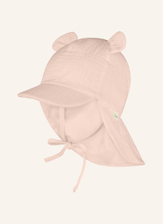Sterntaler Schirmmütze mit Nackenschutz Ohren ROSA