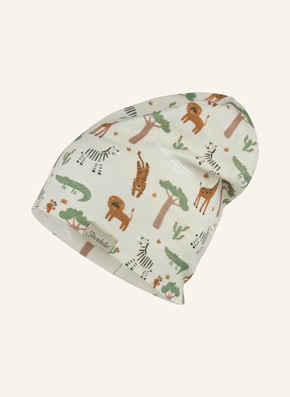 Sterntaler Beanie Safaritiere HELLGRAU