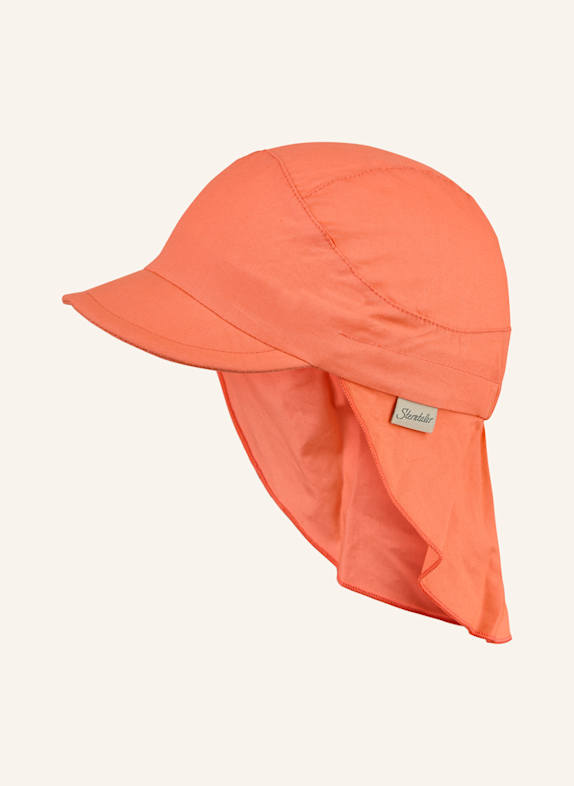 Sterntaler Schirmmütze mit Nackenschutz Basic ORANGE