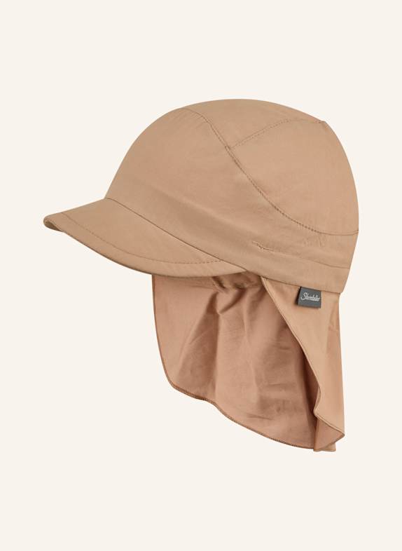 Sterntaler Schirmmütze mit Nackenschutz Basic TAUPE
