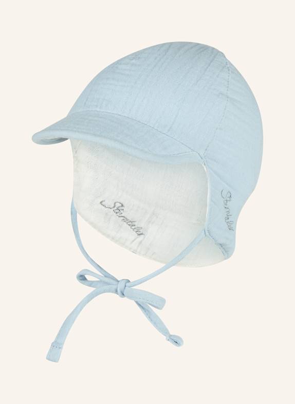 Sterntaler Schirmmütze mit Nackenschutz Wende BLAU