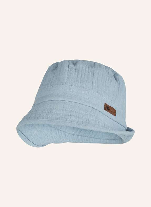 Sterntaler Fischerhut Musselin HELLBLAU
