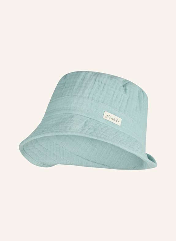 Sterntaler Fischerhut Musselin TÜRKIS