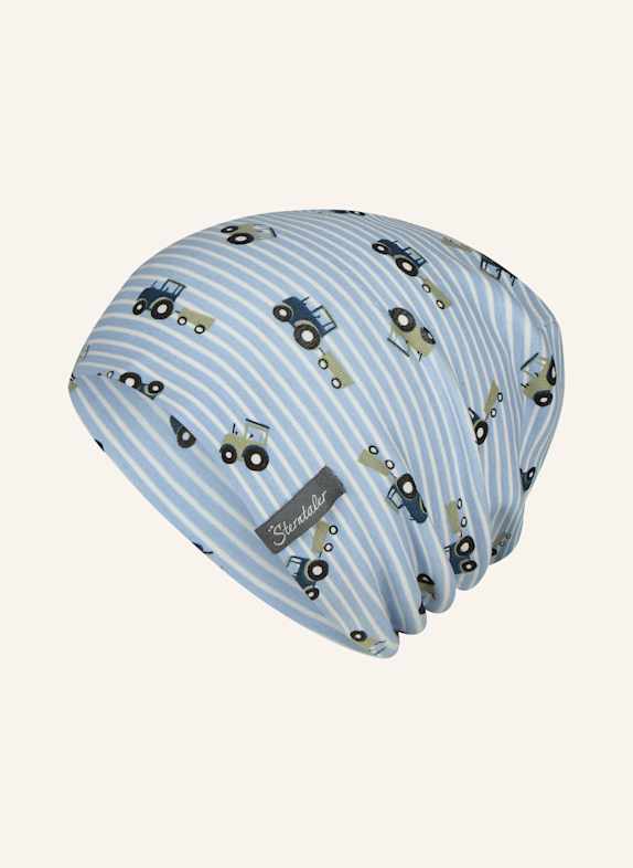 Sterntaler Beanie Traktoren BLAU