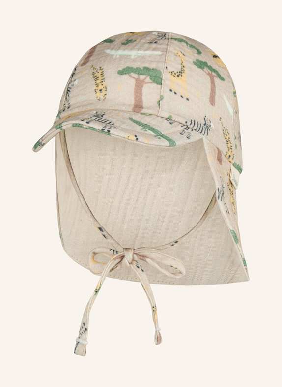 Sterntaler Schirmmütze mit Nackenschutz Safari BEIGE