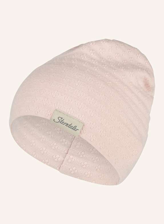 Sterntaler Beanie strukturiert HELLROSA