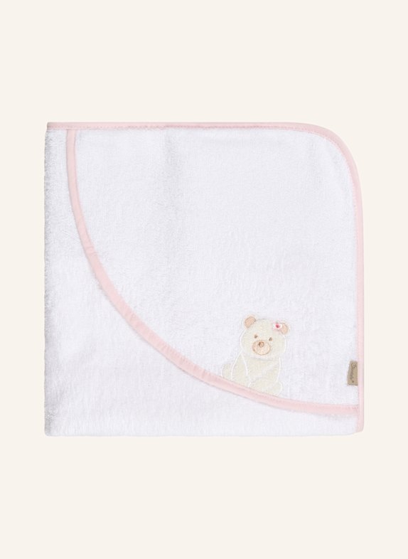 Sterntaler Kapuzenbadetuch 80x80 cm BÄR Betty WEISS