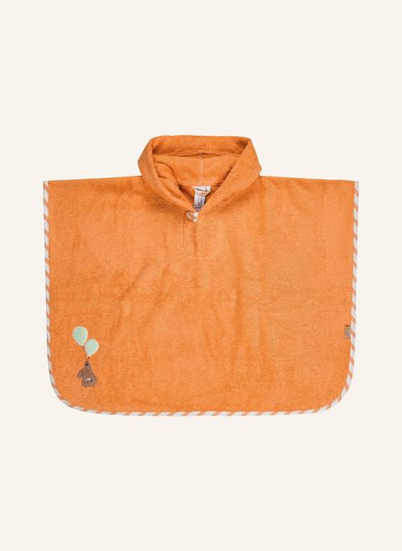 Sterntaler Poncho BÄR Bo ORANGE