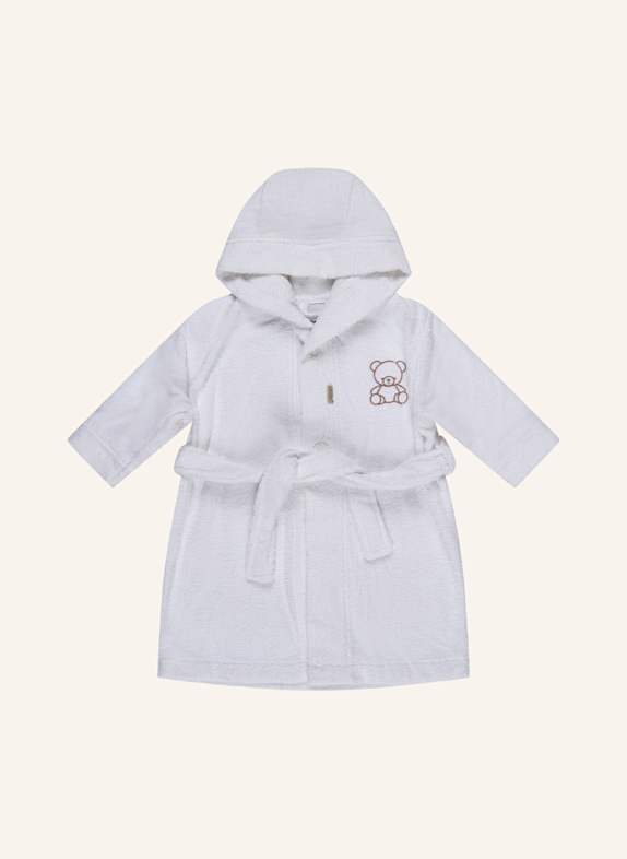 Sterntaler Bademantel BÄR Bo WEISS