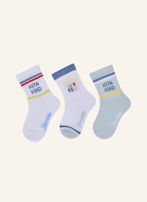Sterntaler Socken 3er-Pack Kitakind BLAU