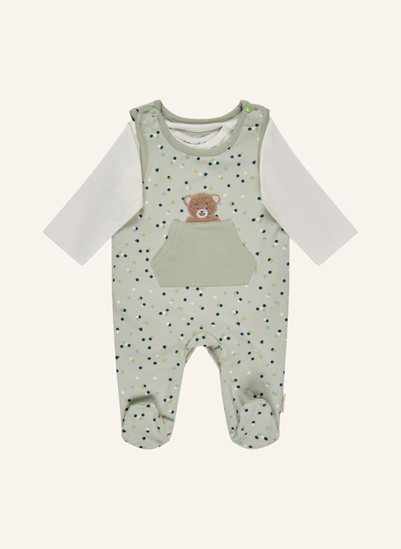 Sterntaler Strampler Set Bär GRÜN