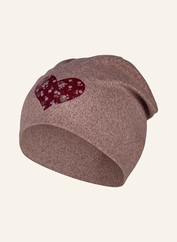 Sterntaler Beanie Blumenherz PINK
