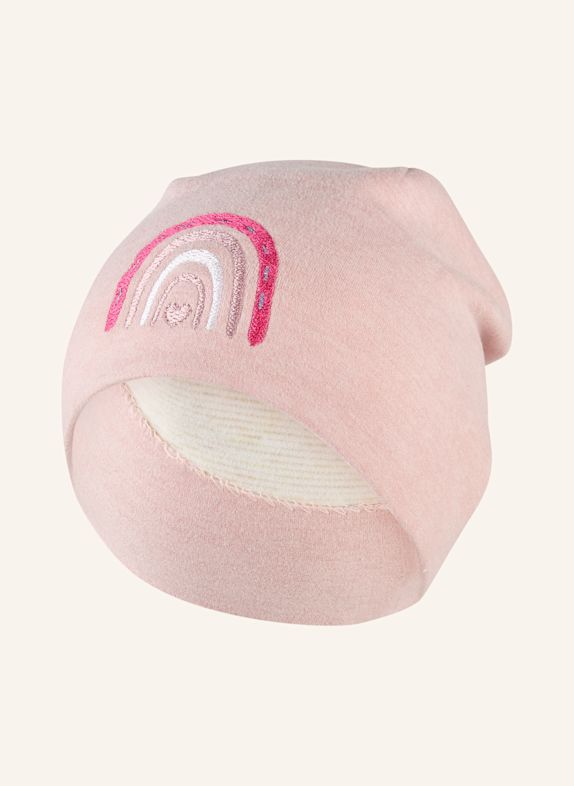 Sterntaler Beanie Regenbogen HELLROSA