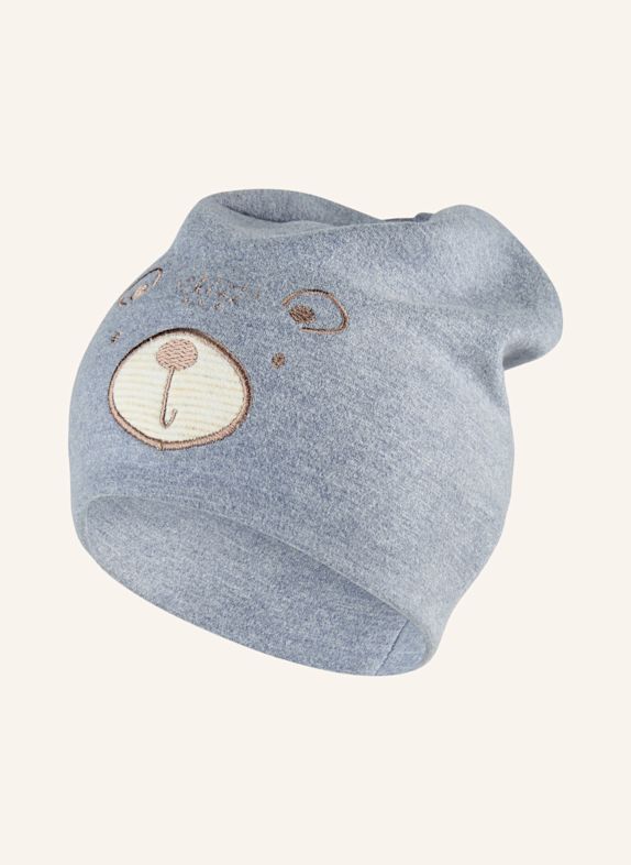 Sterntaler Beanie Bärgesicht BLAU