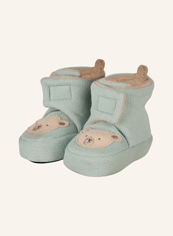 Sterntaler Baby Stiefel Bärchen GRÜN