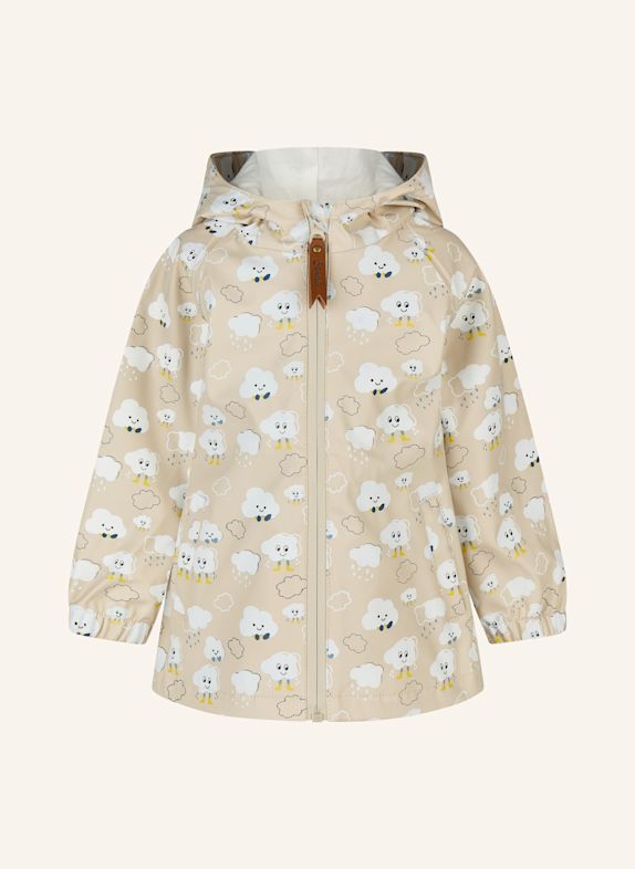 Sterntaler Farbwechsel Regenjacke Wolken BEIGE