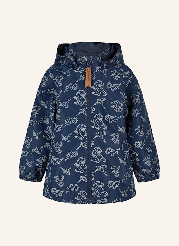 Sterntaler Regenjacke gefüttert Dino BLAU