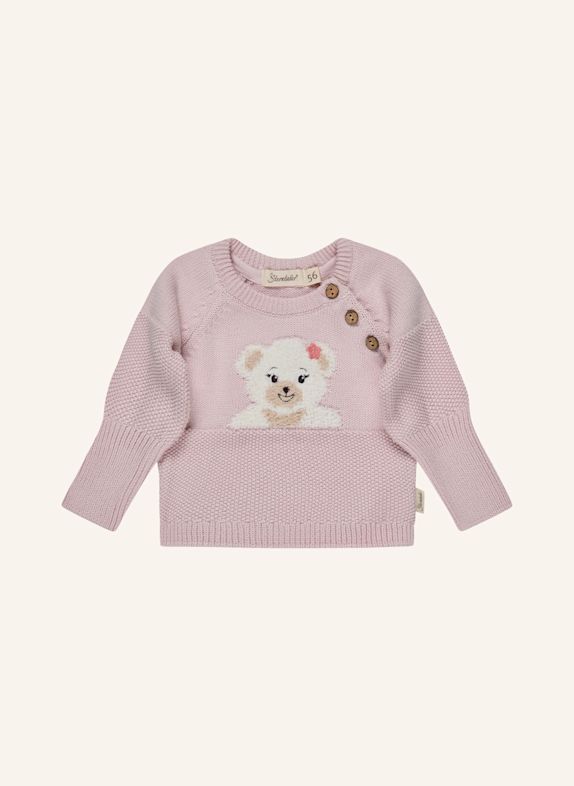 Sterntaler Strickpullover Bär ROSA