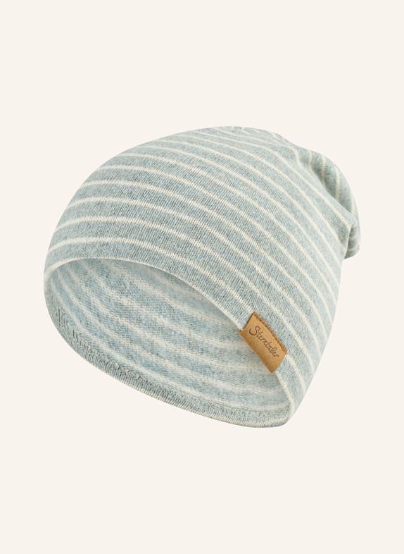 Sterntaler Beanie gestreift HELLBLAU