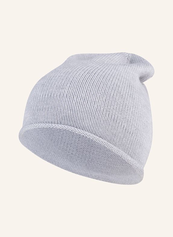 Sterntaler Strickmütze Rollrand SILBER
