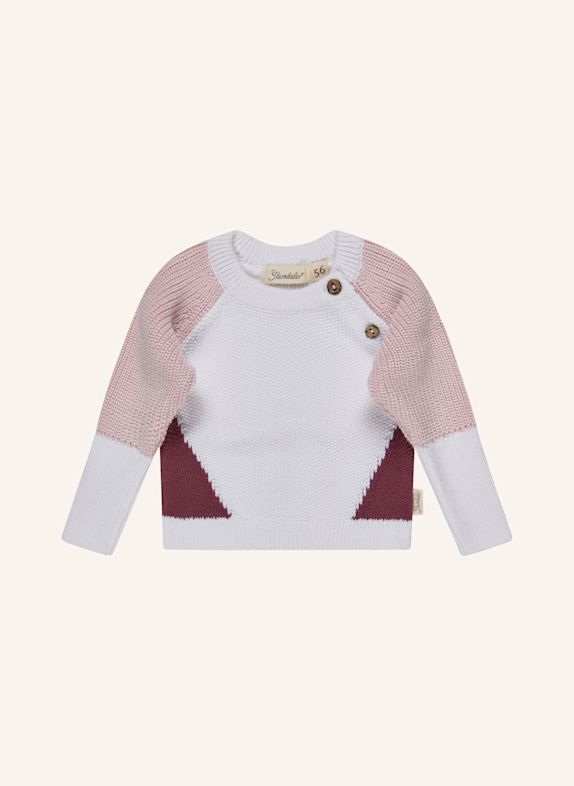 Sterntaler Strickpullover colorblocking ROSA