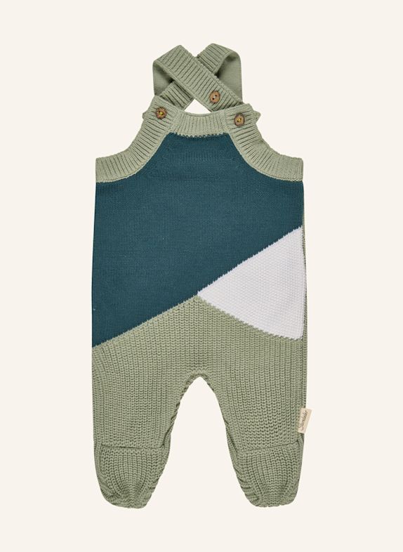 Sterntaler Strickstrampelhose colorblock GRÜN